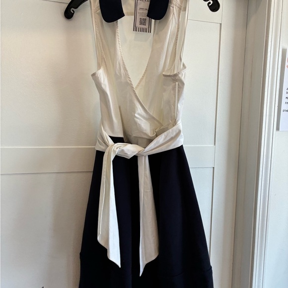Leifnotes Anthropologie Daytripper Dress navy and white size 10 - Picture 6 of 11